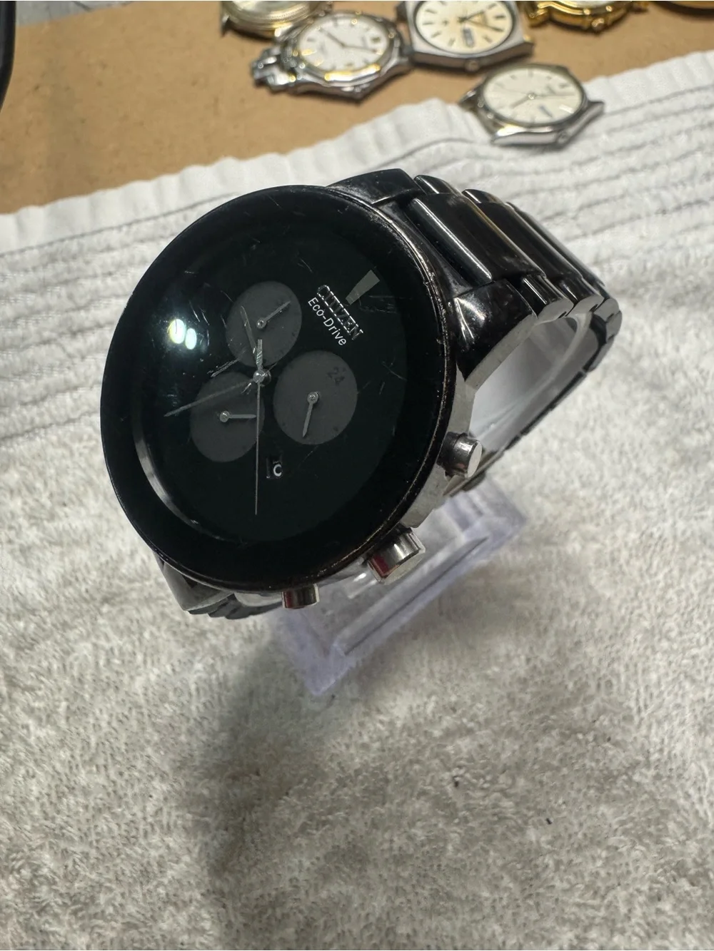 Citizen Eco-Drive Black Chronograph Watch